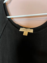 Load image into Gallery viewer, Small Umgee Black Linen High Low Frayed Hem Dress
