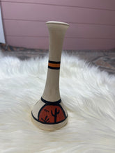 Load image into Gallery viewer, Boho Western Desert Cactus Small Ceramic Pottery Bud Vase
