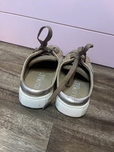 Load image into Gallery viewer, Size 8 Corkys Slip On Gold Leopard Print Sneakers
