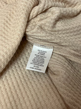 Load image into Gallery viewer, Large Style &amp; Co Light Pink Waffle Knit Cowl Neck Long Sleeve Top
