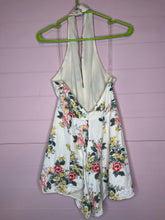 Load image into Gallery viewer, Small Do+Be Floral Print Halter Top Romper
