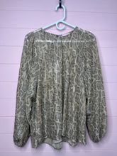 Load image into Gallery viewer, Medium Show Me Your Mumu Happy Hour Snake Print Top
