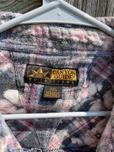 Load image into Gallery viewer, 2XL Mens Bleached Flannel Button Up

