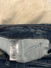 Load image into Gallery viewer, Size 16W Edgely Plus Size High Rise Curvy Raw Hem Flare Denim Jeans
