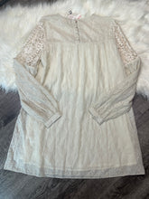 Load image into Gallery viewer, Medium NWT Anthropologie Verb Ivory Josephine Lace Tunic Dress
