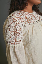 Load image into Gallery viewer, Medium NWT Anthropologie Verb Ivory Josephine Lace Tunic Dress
