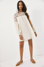 Load image into Gallery viewer, Medium NWT Anthropologie Verb Ivory Josephine Lace Tunic Dress
