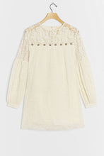 Load image into Gallery viewer, Medium NWT Anthropologie Verb Ivory Josephine Lace Tunic Dress
