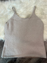Load image into Gallery viewer, XL KIKIT Beige Stretchy Soft Sherpa Tank Top
