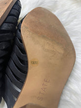 Load image into Gallery viewer, Revolve Size 9.5 1. State Black Slip On Heeled Mules
