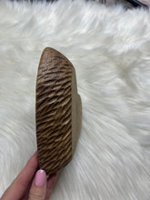 Load image into Gallery viewer, Boho Wooden Floral Heart Dough Bowl
