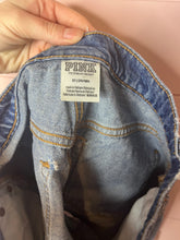 Load image into Gallery viewer, Size 27 PINK Victoria’s Secret Denim Cut Of Shorts
