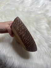 Load image into Gallery viewer, Boho Wooden Floral Heart Dough Bowl
