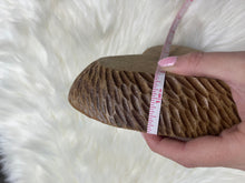 Load image into Gallery viewer, Boho Wooden Floral Heart Dough Bowl
