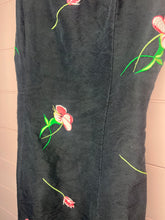 Load image into Gallery viewer, Size 6 Tibi Hyland Silk Black Embroidered Floral Print Dress

