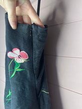 Load image into Gallery viewer, Size 6 Tibi Hyland Silk Black Embroidered Floral Print Dress
