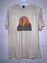 Load image into Gallery viewer, Large Tultex Light Pink Western Short Sleeve Graphic T-Shirt
