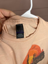 Load image into Gallery viewer, Large Tultex Light Pink Western Short Sleeve Graphic T-Shirt

