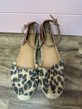 Load image into Gallery viewer, Size 10 Old Navy Leopard Print Espadrille Flat Sandals
