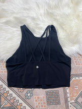 Load image into Gallery viewer, Large Athleta Black Sports Bra
