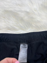 Load image into Gallery viewer, Large Mono B Black Athletic Running Shorts With Built in Spandex Shorts
