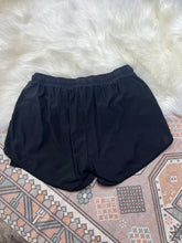 Load image into Gallery viewer, Large Mono B Black Athletic Running Shorts With Built in Spandex Shorts
