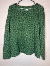 Load image into Gallery viewer, Large Secret Treasures Green Lripard Sweatshirt
