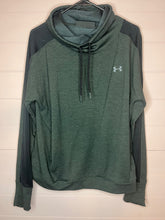 Load image into Gallery viewer, XL Under Armour Gray Cowl Neck Top
