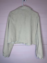 Load image into Gallery viewer, XL Tan Corduroy Cropped Jacket
