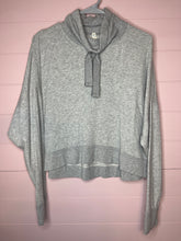 Load image into Gallery viewer, Small Free People Gray Laura Funnel Neck Sweatshirt
