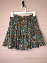 Load image into Gallery viewer, Small Entro Floral Ruffle Mini Skirt With Built In Shorts
