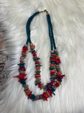 Load image into Gallery viewer, Colorful Boho Double Stranded Necklace
