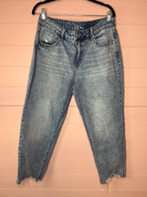 Load image into Gallery viewer, Size 14 Time And Tru Plus Size Mid Rise Raw Hem Denim Jeans
