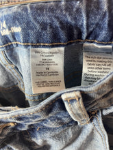 Load image into Gallery viewer, Size 14 Time And Tru Plus Size Mid Rise Raw Hem Denim Jeans
