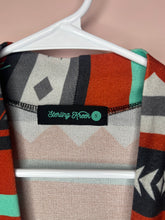 Load image into Gallery viewer, Small Sterling Kreek Western Print Cardigan
