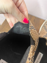 Load image into Gallery viewer, Size 10 Steve Madden Snake Print Slip On Sneakers

