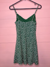Load image into Gallery viewer, Size 4 Princess Polly Green Floral Slip Dress
