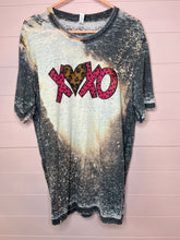 Load image into Gallery viewer, Large Bella Canvas XO Leopard Bleached T-Shirt Dress
