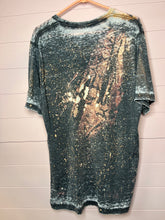 Load image into Gallery viewer, Large Bella Canvas XO Leopard Bleached T-Shirt Dress

