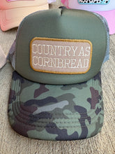 Load image into Gallery viewer, Wholesale Trucker Hats with Thrifted Fabric Embroidered Patches
