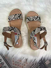 Load image into Gallery viewer, Size 4 Steve Madden Snake Print Espadrille Sandals
