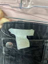 Load image into Gallery viewer, Size 10 H&amp;M Black High Rise Denim Shorts
