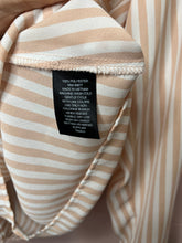 Load image into Gallery viewer, XL Worthington Pink &amp; White Striped Sheer Top
