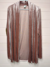 Load image into Gallery viewer, Large Bellamie Pink Crushed Velvet Cardigan
