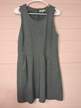Load image into Gallery viewer, Large Madewell Gray Knit Fit &amp; Flare Dress
