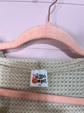 Load image into Gallery viewer, 2XL The Zig Zag Stripe Plus Size Tan Knit Hooded Peplum Top
