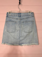 Load image into Gallery viewer, Size 6 Wild Fable Light Wash Denim Jean Mini Skirt
