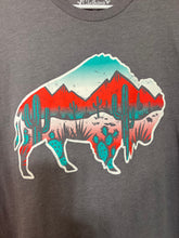 Load image into Gallery viewer, Medium Rowdy Crowd Clothing Gray Western Punchy Graphic Short Sleeve T-Shirt
