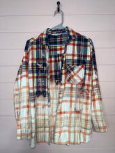 Load image into Gallery viewer, Large Old Navy Bleached Flannel Long Sleeve Shirt
