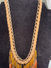 Load image into Gallery viewer, Pink, Orange, Yellow Beaded Boho Western Necklace

